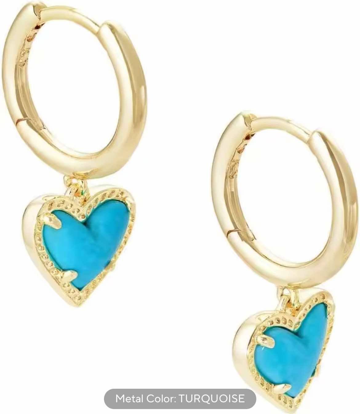 K Huggie Earrings