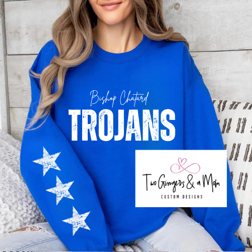 Custom School Spirit Crewneck Sweatshirt