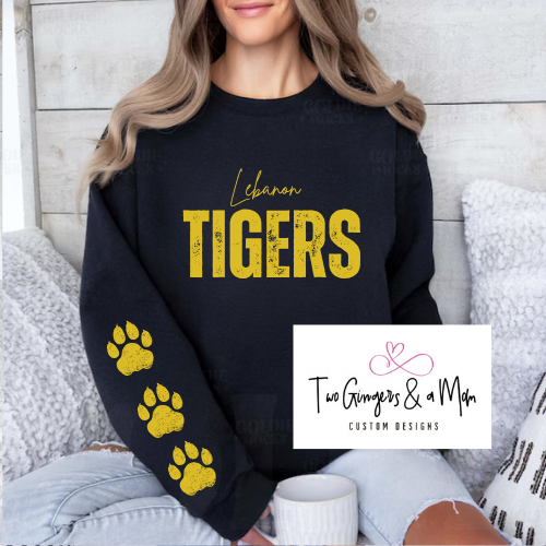 Custom School Spirit Crewneck Sweatshirt