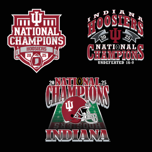 Hoosiers Champions Waterproof Stickers