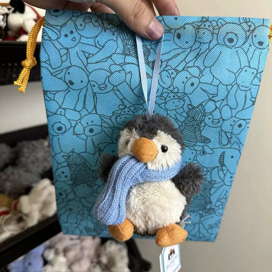 Penguin with Scarf Inspired Jelly Cat Keychain (Copy)