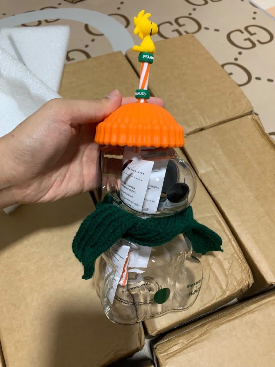 Peanuts Glass Starbucks Glass Cup PREORDER
