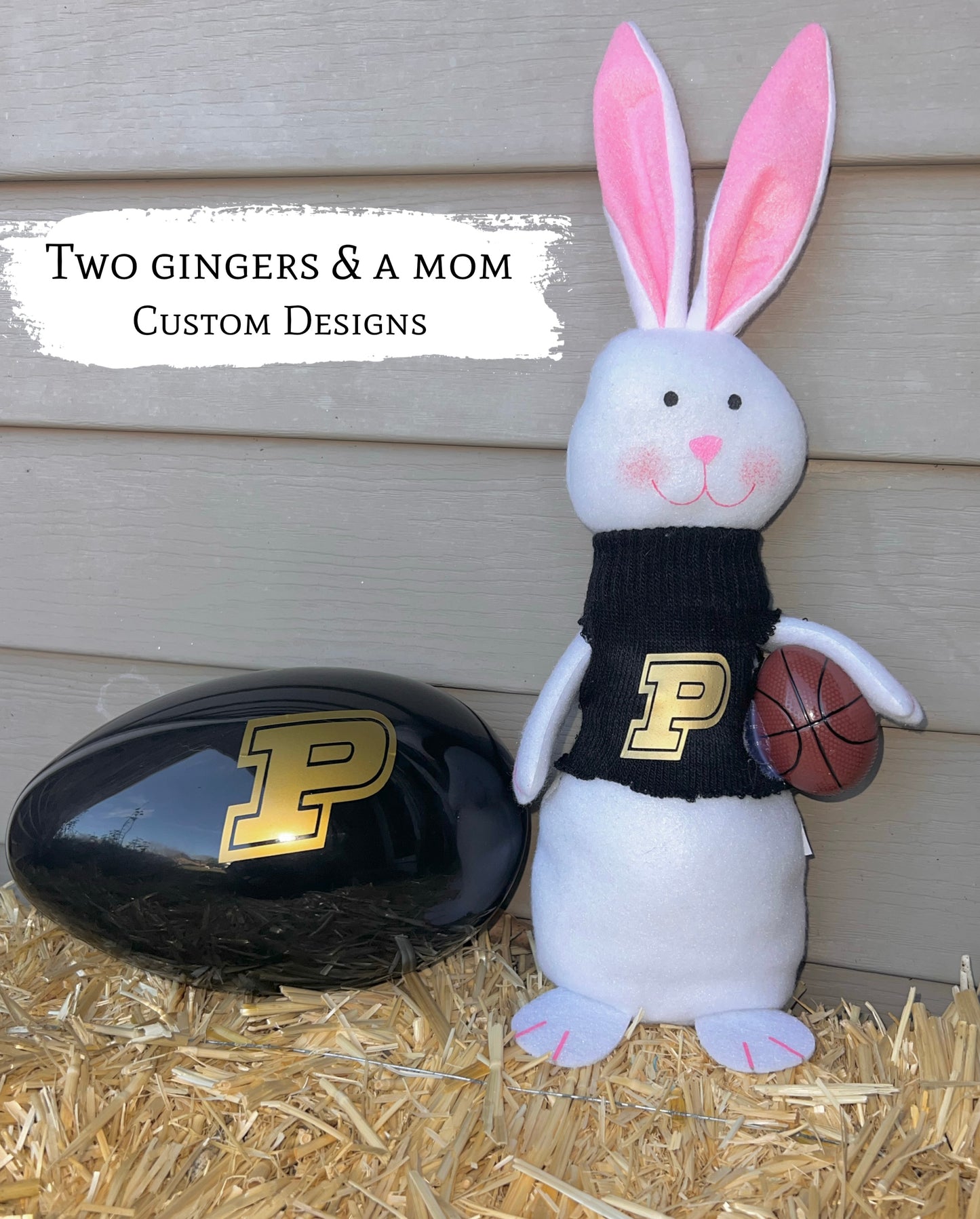 Chiefs 14 inch Easter Bunny & Jumbo Fillable Egg