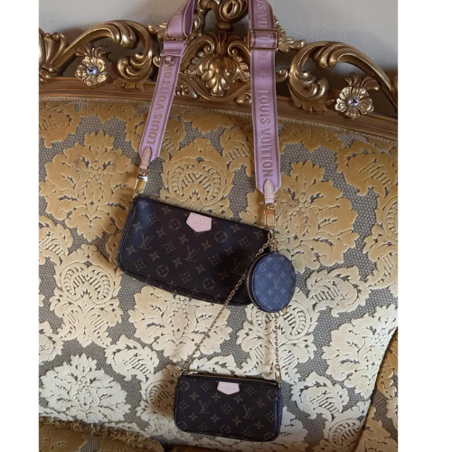 Louis Crossbody w/pouch two purses in 1!