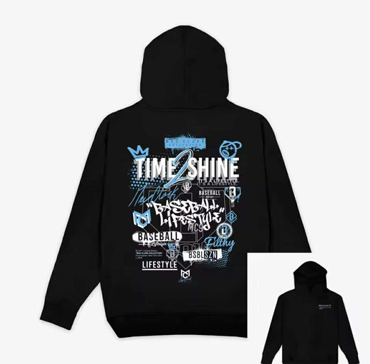 Baseball 101 Youth Hoodie Time to Shine