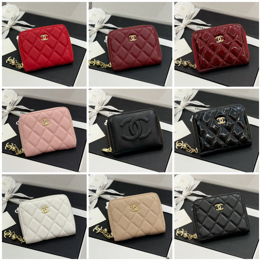 Chanel Zip Wallet Top Quality With Box