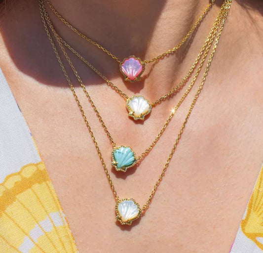 K Seashell Necklace