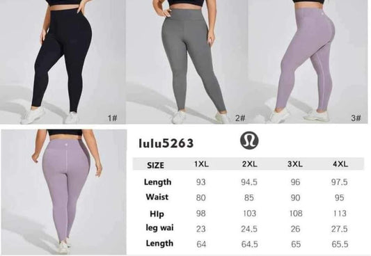 Plus Size Lulu Dupe Leggings
