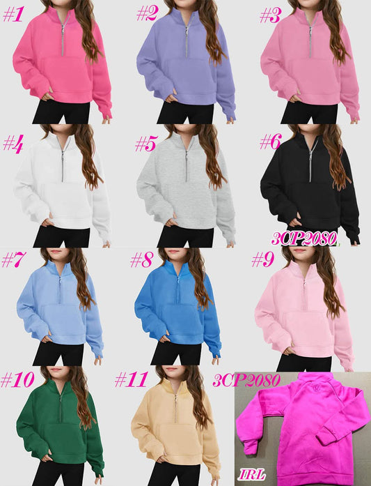 Girls LU Embroidered Pullover