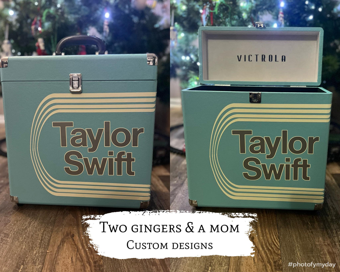 Taylor Swift Inspired Vinyl Record Storage and Carrying Case