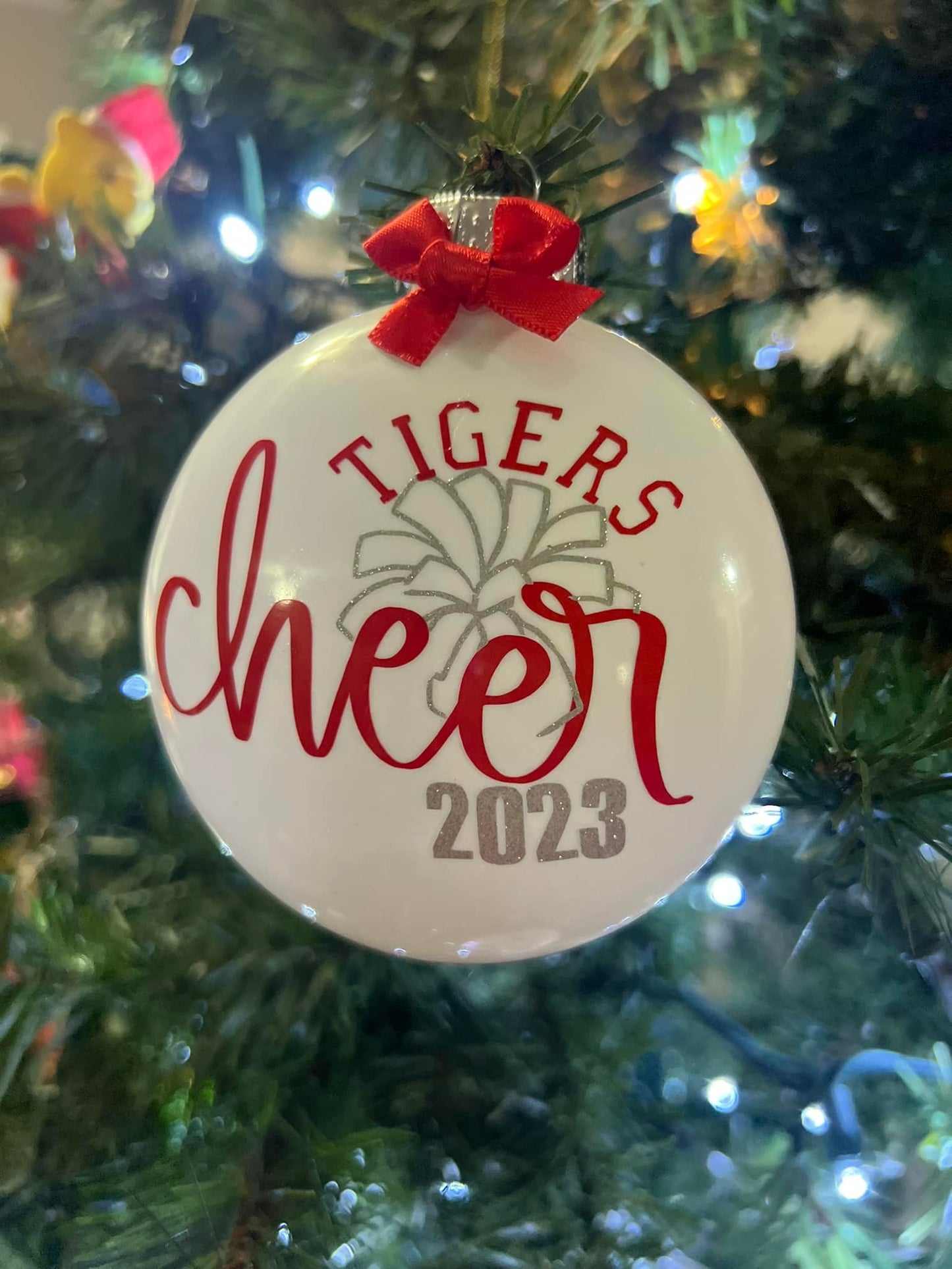 Fishers Tigers Cheer Ornament