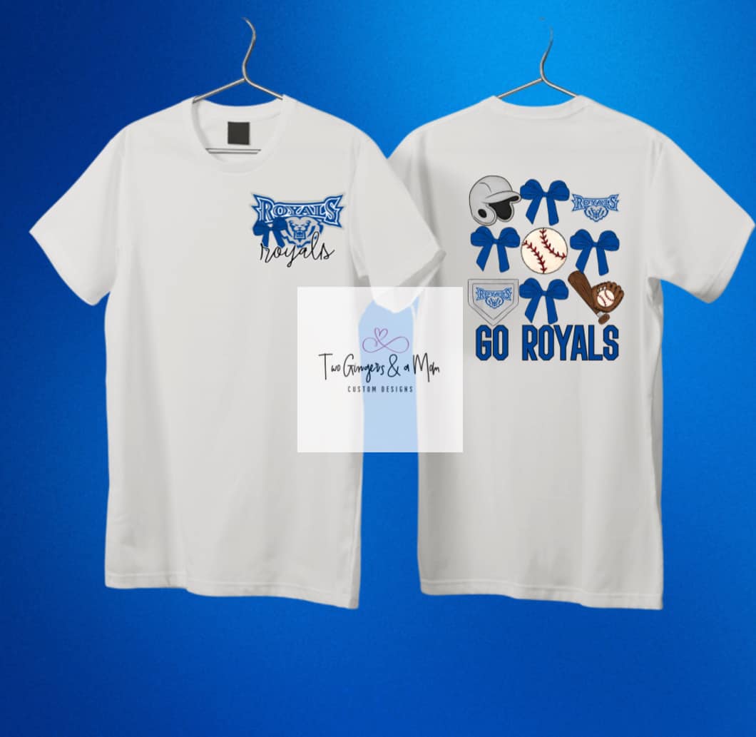 Royals Sports Bow T-shirt/Sweatshirt Spirit wear