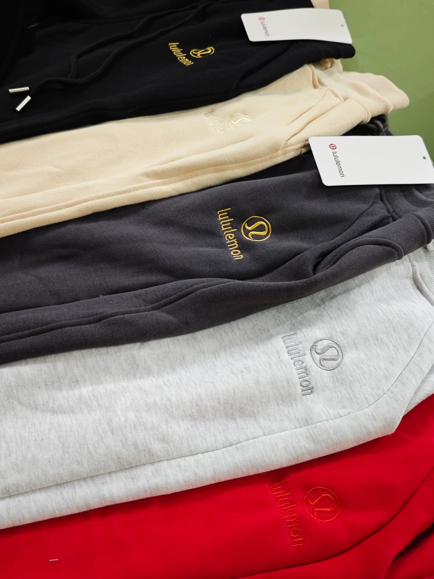 Duped Fleece Jogger Sweatpants Embroidered