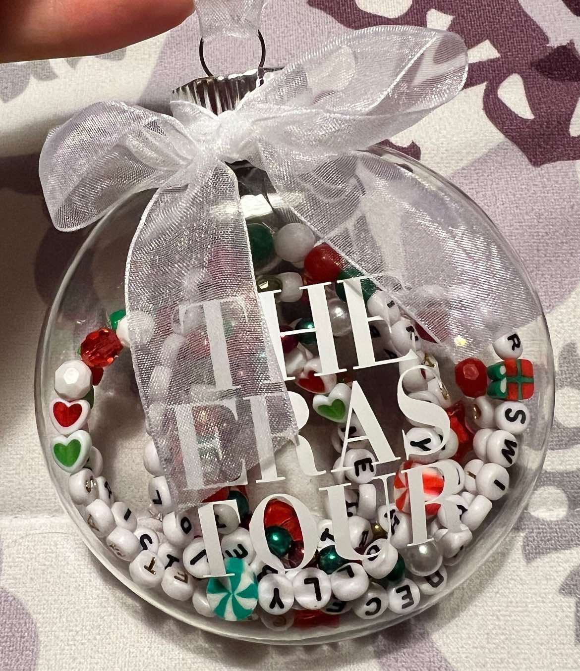 The Eras Tour Friendship Bracelet Fillable Ornament