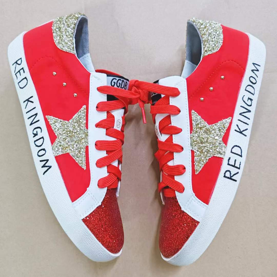 Golden Goose Dupes Red Kingdom Chiefs Shoes