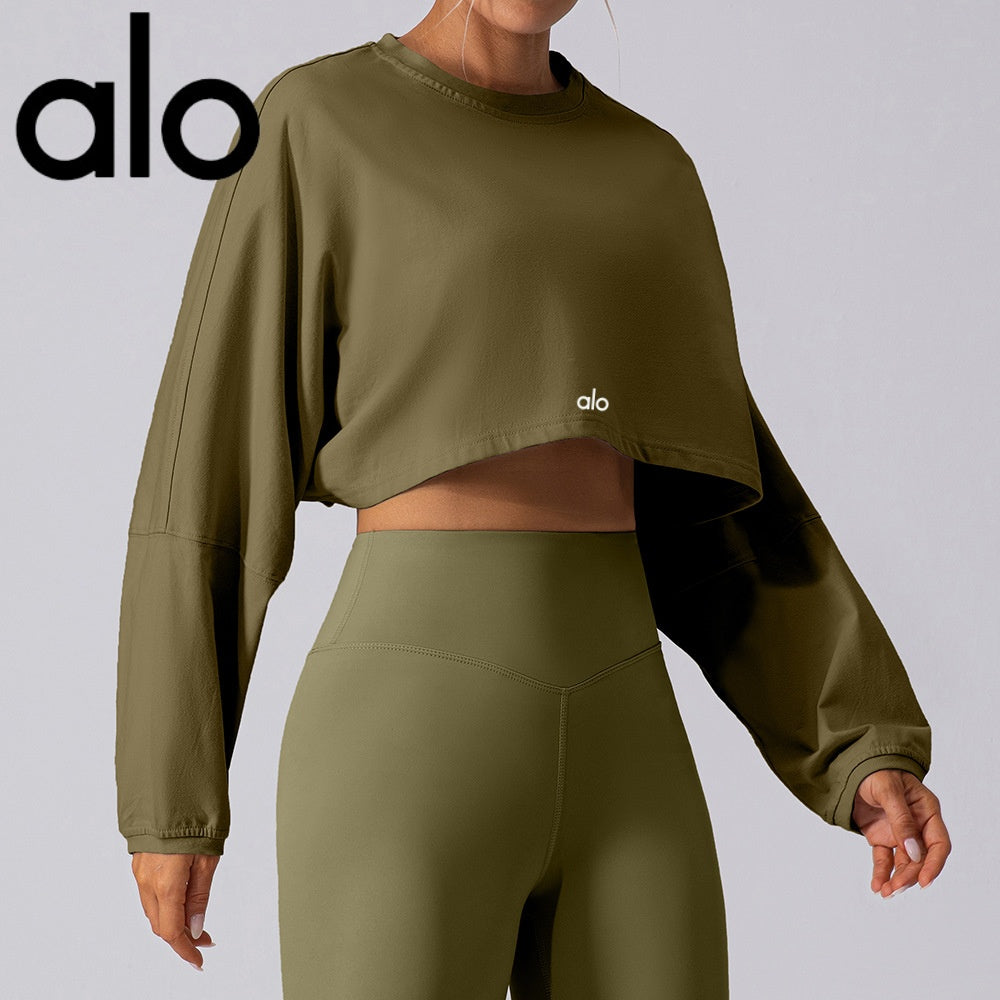A Leggings and Cropped Sweater Dupe Set