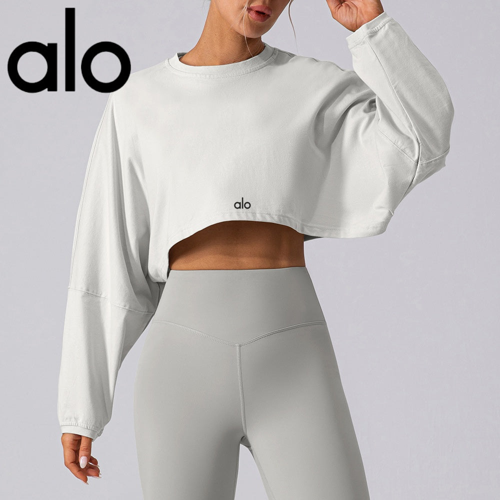 A Leggings and Cropped Sweater Dupe Set