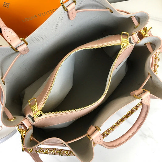 Pink L Inspired w/Chain Bag
