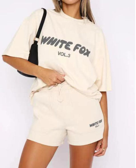White Fox Inspired Short Set
