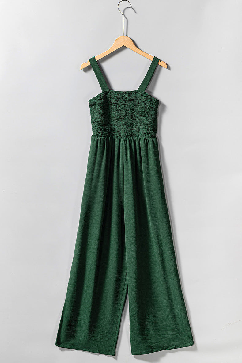 Cami Strap Wide Leg Stretchy Jumpsuits