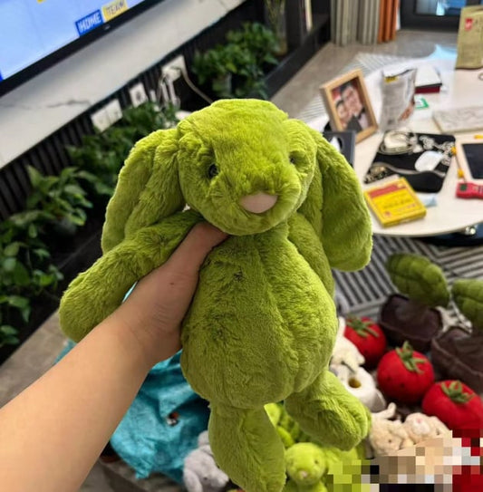 Green Moss Bunny Inspired Jelly Cat