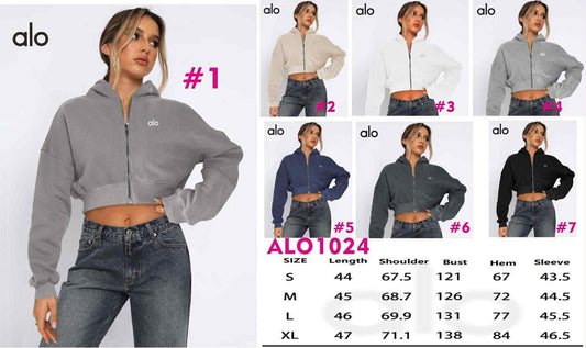 ALO Inspired Zip Up