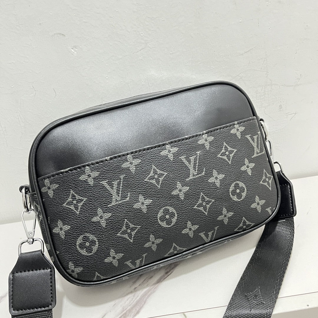 L Inspired Black Crossbody