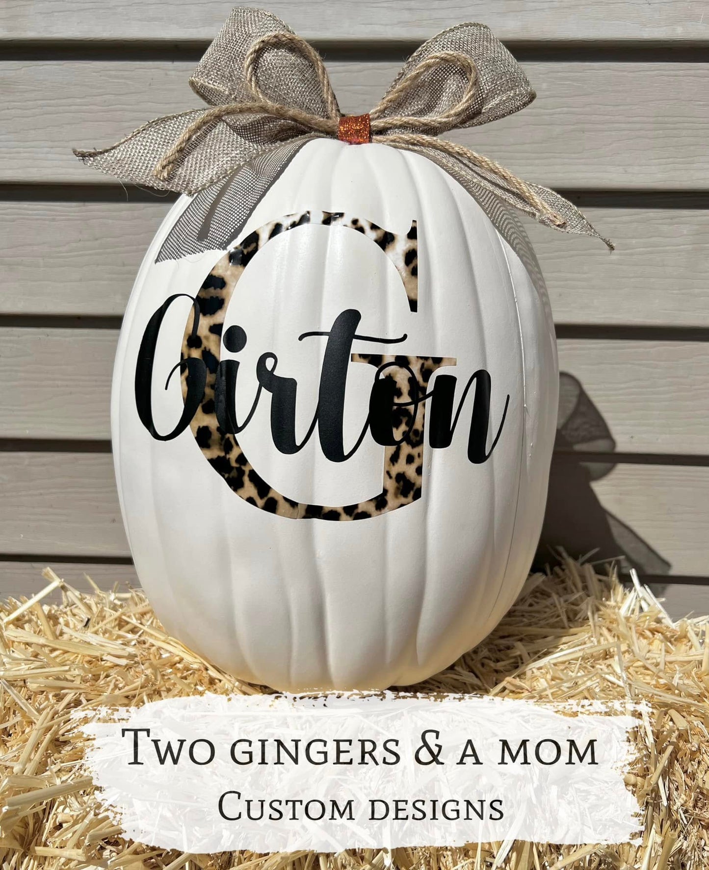 Custom Faux Pumpkins