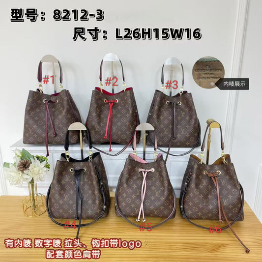 L Inspired Bucket Bag