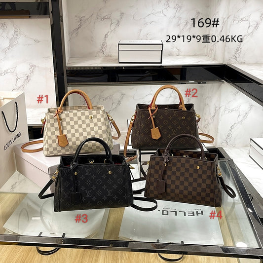 L Inspired Handle Tote
