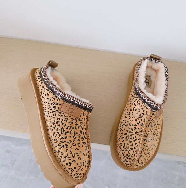 U Animal Print Slippers