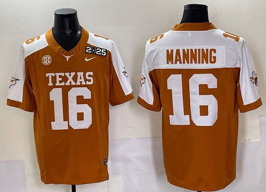 Longhorns Manning Jersey