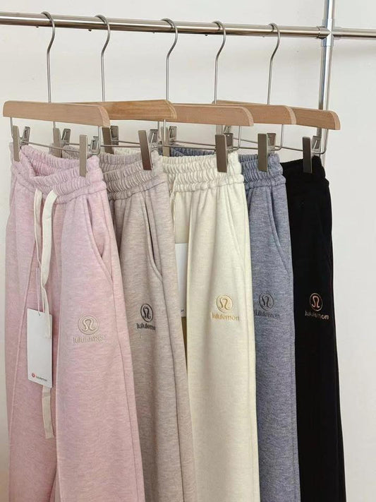 Lulu Embroidered Sweatpants
