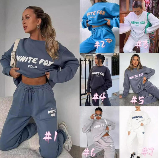 White Fox Jogger Set