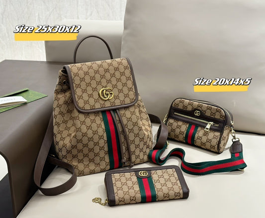 Gucci 3 piece Bag Set Marked Down