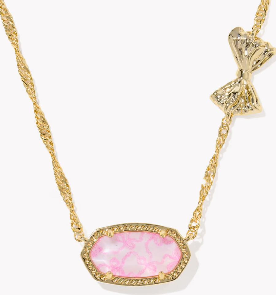 Love Shack Fancy Bow Necklace