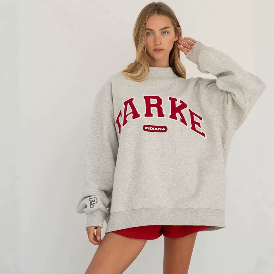 100% Cotton Embroidered Parke School Mockneck