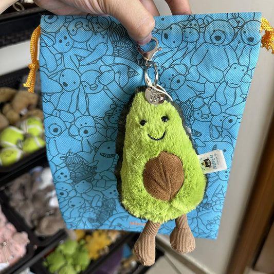 Avacado Inspired Jelly Cat Keychain