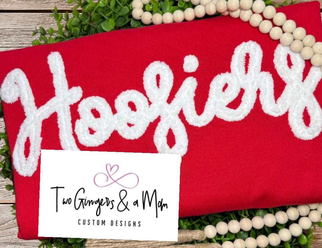 Hoosiers Chunky Yarn Crewneck Sweatshirt
