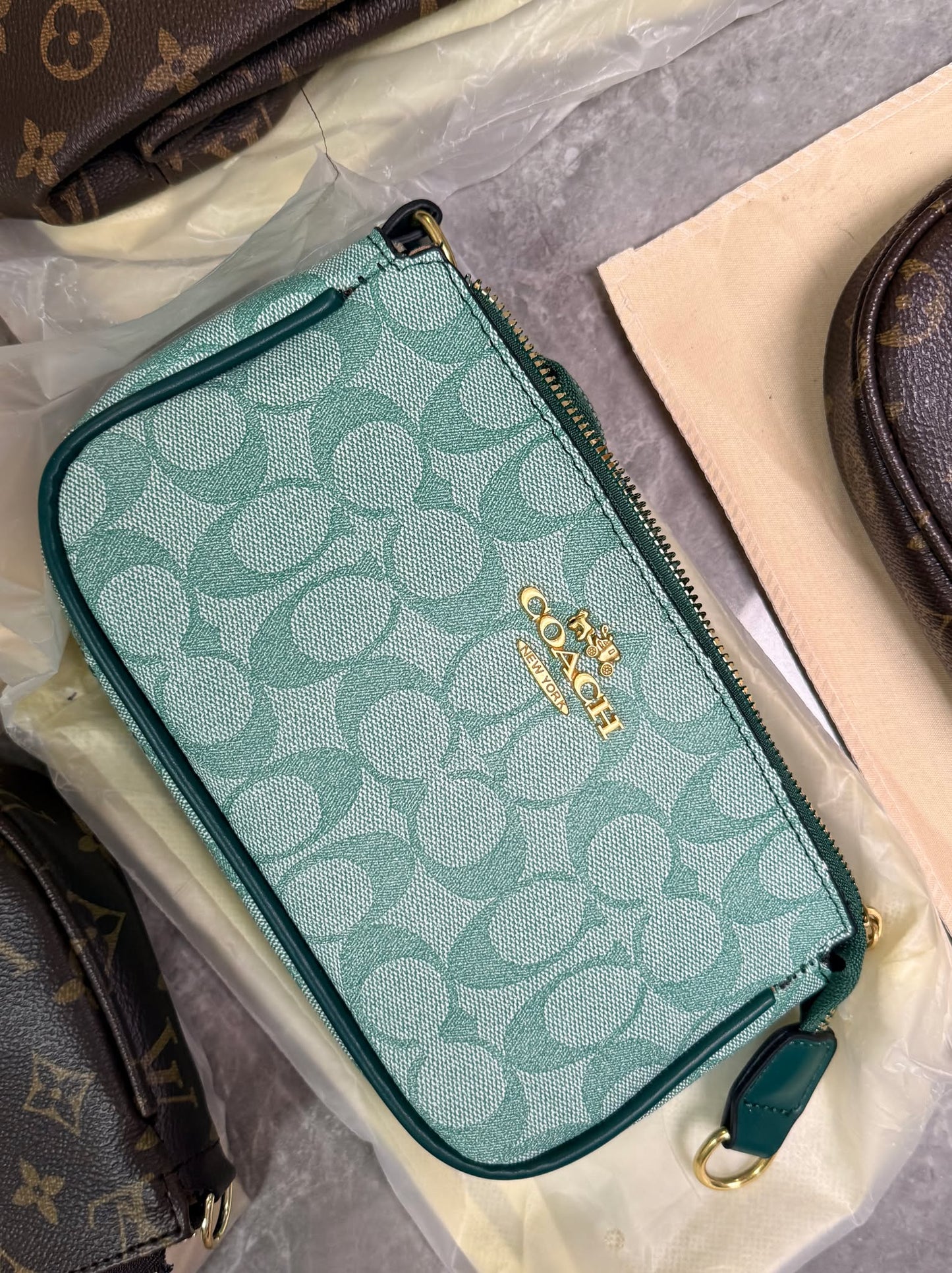 Coach Mirror Nolita with small wristlet