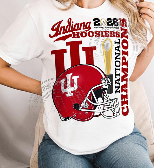Indiana Hoosiers National Champions 2026 Tshirt / Sweatshirt