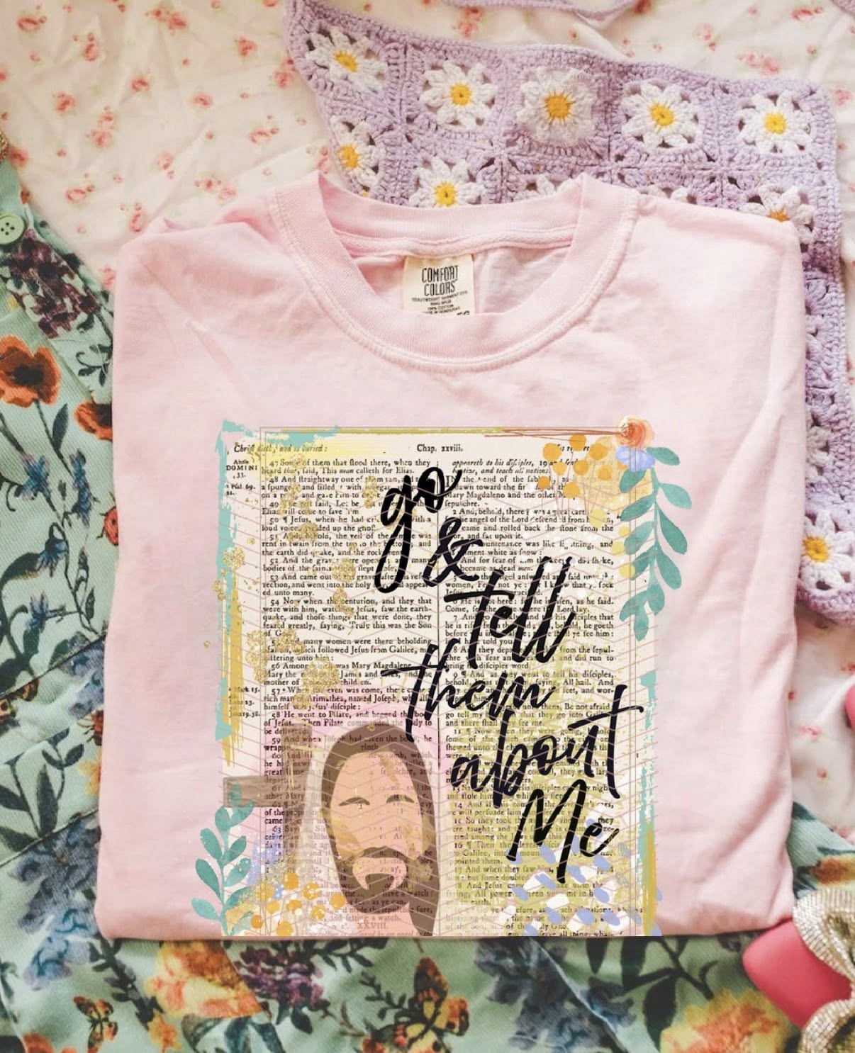Tell them about me comfort colors t-shirt