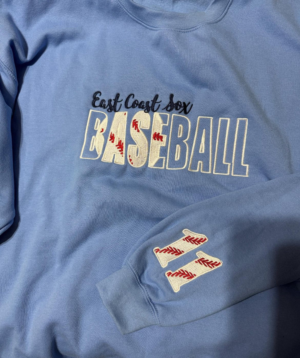 Custom Baseball/Softball Embroidered Sweatshirt