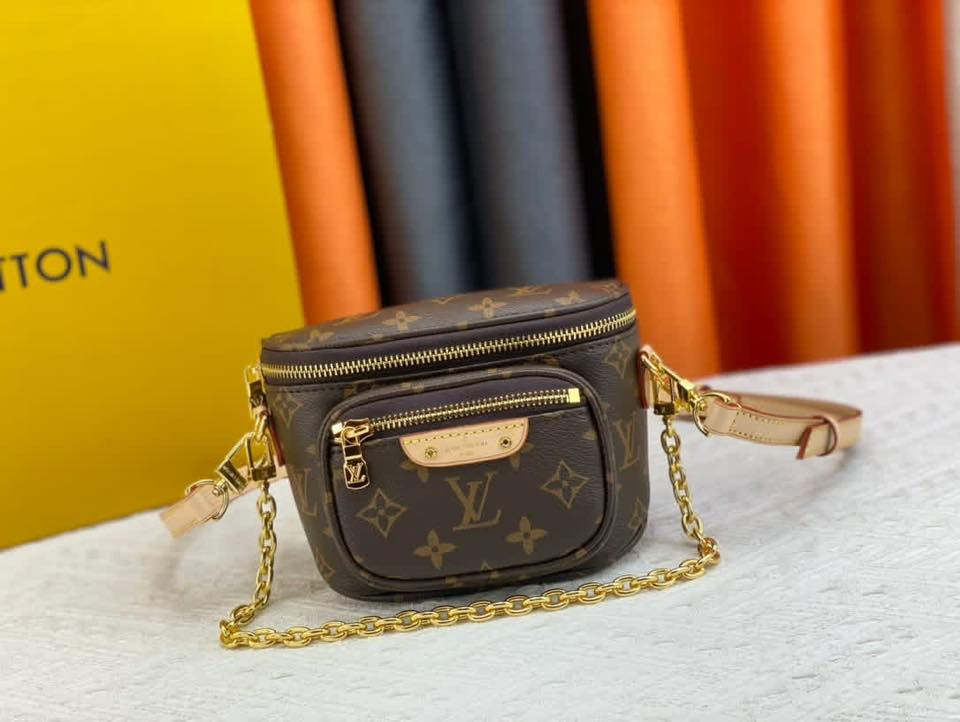 Lv Brown Mirror Quality Mini Bag