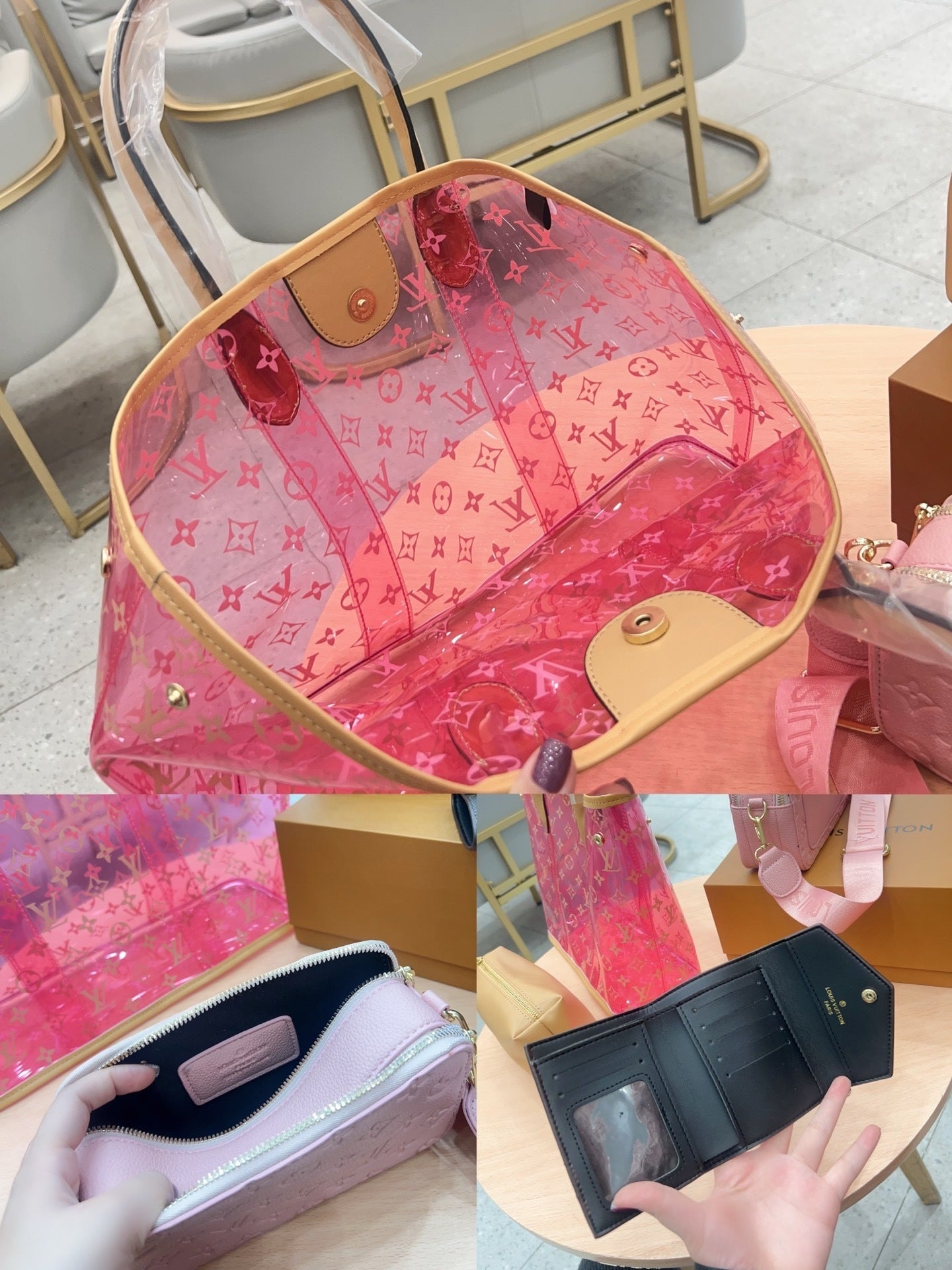 LV Pink Beach Set