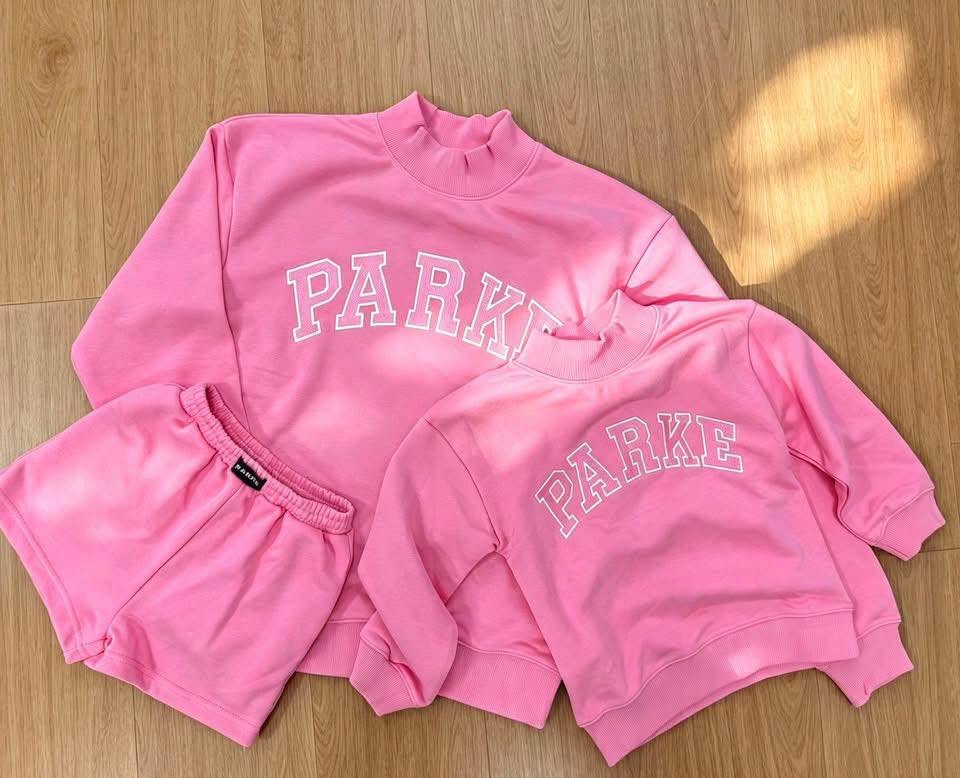 Adult&Kids Embroidered 2 Piece PARKE Sets 100% Cotton