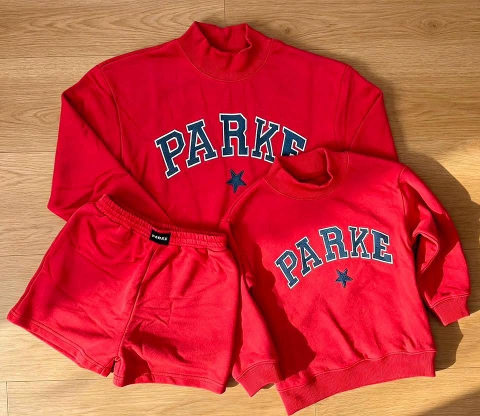 Adult&Kids Embroidered 2 Piece PARKE Sets 100% Cotton