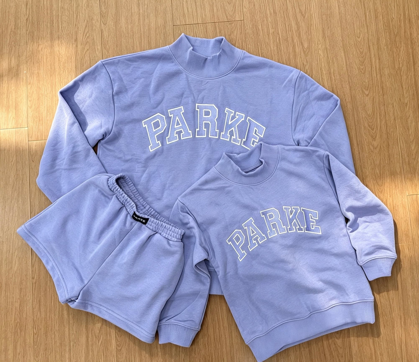 Adult&Kids Embroidered 2 Piece PARKE Sets 100% Cotton
