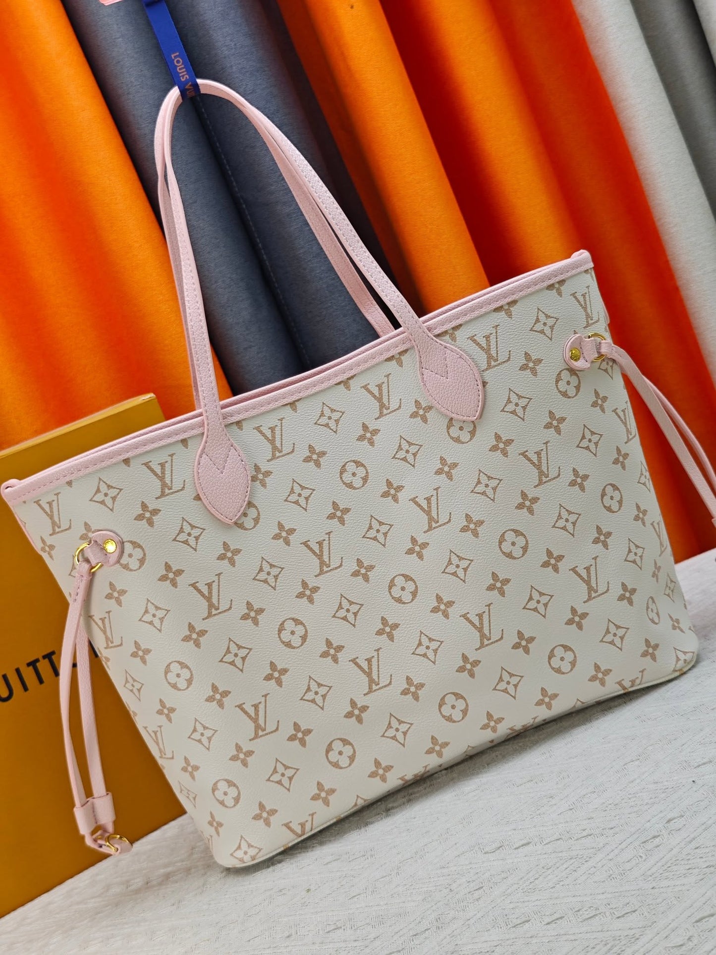 LV White/Pink Tote