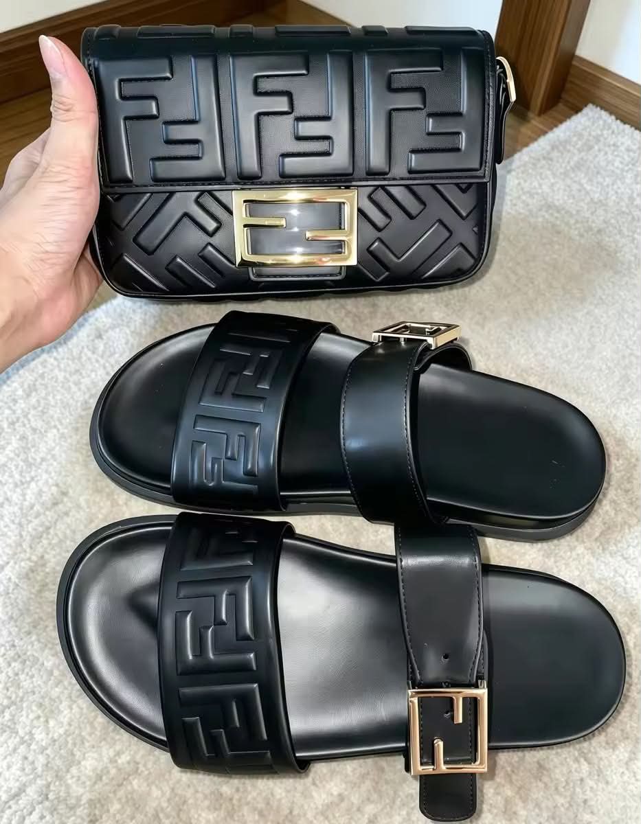 FENDI Sandal and Bag Set